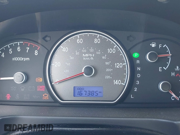 2008 Hyundai Elantra GLS with VIN KMHDU46D38U344672, listed as a IAAI auction lot 42472054 with 167,385 mi miles and . Bid and sale history available at DreamBid. Image 7.