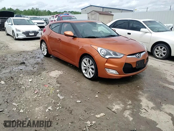 2013 Hyundai Veloster w/Black Int with VIN KMHTC6ADXDU121105, listed as a Copart auction lot 55171015 with 130,905 mi miles and Salvage title. Bid and sale history available at DreamBid. Image 13.