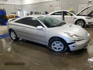 2002 Toyota Celica GT with VIN JTDDR32T620126575, listed as a Copart auction lot 45710385 with 55,418 mi miles and Clean Title. Bid and sale history available at carsss.com. Image 4.