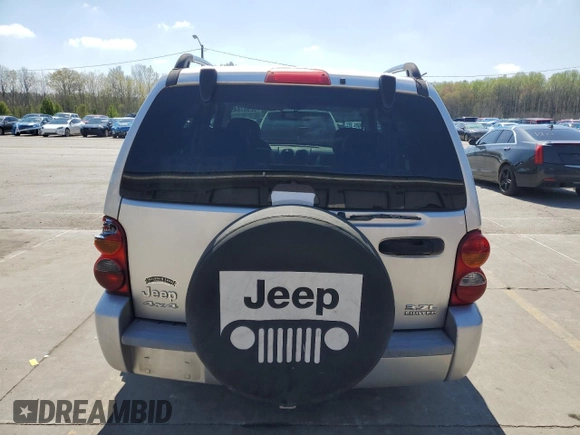 2006 Jeep Liberty Limited with VIN 1J4GL58K16W179819, listed as a Copart auction lot 52937845 with 242,035 mi miles and Non repairable. Bid and sale history available at DreamBid. Image 6.