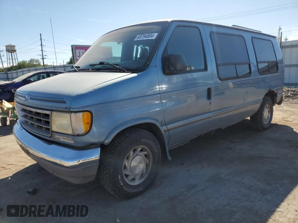 1994 Ford Econoline Cargo with VIN 1FDEE14NXRHB31188, listed as a Copart auction lot 69794804 with Not Provided miles and Salvage Title. Bid and sale history available at carsss.com. Image 1.