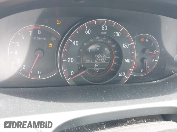 2016 Honda Accord Sport with VIN 1HGCR2F58GA076752, listed as a IAAI auction lot 42506589 with 146,474 mi miles and . Bid and sale history available at DreamBid. Image 7.