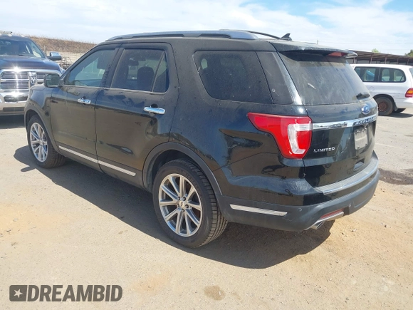 2018 Ford Explorer Limited z VIN 1FM5K7F84JGA70191, wystawiony jako IAAI lot #42665507 z przebiegiem 121 586 mil mil oraz . Historia ofert i sprzedaży dostępna na DreamBid. Obrazek 3.