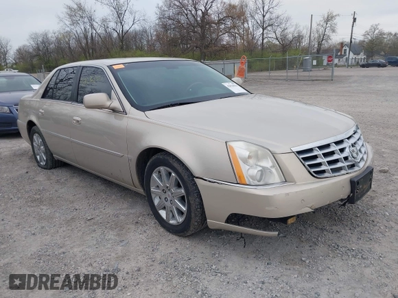 2009 Cadillac DTS w/1SA with VIN 1G6KD57Y29U137410, listed as a IAAI auction lot 42026044 with 112,916 mi miles. Bid and sale history available at carsss.com. Image 1.
