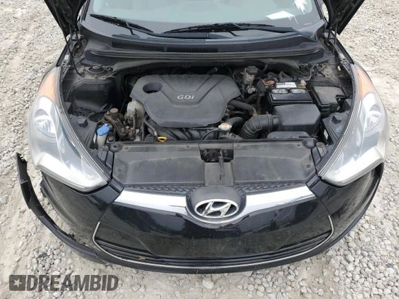 2012 Hyundai Veloster w/Red Int with VIN KMHTC6AD2CU058130, listed as a Copart auction lot 86747414 with 162,982 mi miles and Clean title. Bid and sale history available at DreamBid. Image 11.