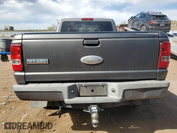 2008 Ford Ranger XLT with VIN 1FTYR44UX8PA98101, listed as a Copart auction lot 53367425 with 102,014 mi miles and Salvage title. Bid and sale history available at DreamBid. Image 6.