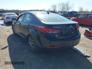 2016 Hyundai Elantra SE with VIN 5NPDH4AEXGH761529, listed as a IAAI auction lot 41994455 with 145,020 mi miles and . Bid and sale history available at DreamBid. Image 3.