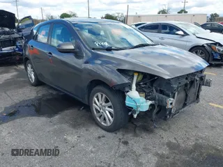 2012 Mazda Mazda3 i Touring with VIN JM1BL1L80C1679015, listed as a IAAI auction lot 41798618 with 237,792 mi miles. Bid and sale history available at carsss.com. Image 1.