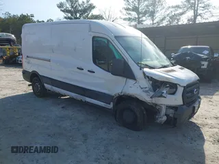 2020 Ford Transit Cargo with VIN 1FTBR1C81LKB67434, listed as a IAAI auction lot 41418986 with 133,456 mi miles. Bid and sale history available at carsss.com. Image 1.