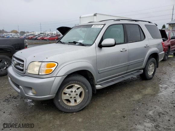 2002 Toyota Sequoia Limited with VIN 5TDBT48A92S099745, listed as a Copart auction lot 44984995 with 272,132 mi miles and Salvage Title. Bid and sale history available at carsss.com. Image 1.