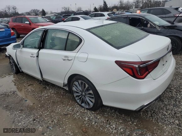 2018 Acura RLX w/Technology Pkg with VIN JH4KC1F59JC000859, listed as a Copart auction lot 85110074 with 26,624 mi miles and Salvage Title. Bid and sale history available at carsss.com. Image 2.
