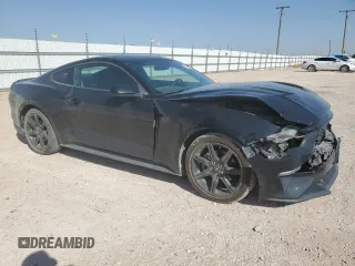 2019 Ford Mustang EcoBoost with VIN 1FA6P8TH2K5112042, listed as a Copart auction lot 53453085 with 107,923 mi miles and Salvage Title. Bid and sale history available at carsss.com. Image 4.
