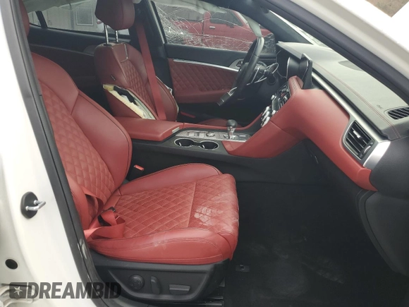 2022 Genesis G70 Launch Edition with VIN KMTG14TE7NU082238, listed as a Copart auction lot 79286854 with 25,071 mi miles and Salvage Title. Bid and sale history available at DreamBid. Image 7.