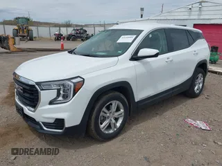 2024 GMC Terrain SLE with VIN 3GKALTEG9RL372217, listed as a IAAI auction lot 42140004 with 18,262 mi miles and . Bid and sale history available at carsss.com. Image 2.