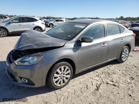 2019 Nissan Sentra S with VIN 3N1AB7AP9KY312218, listed as a Copart auction lot 49974775 with 87,015 mi miles and Salvage Title. Bid and sale history available at carsss.com. Image 1.