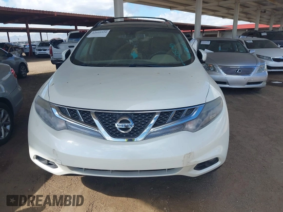 2011 Nissan Murano LE with VIN JN8AZ1MU3BW051140, listed as a IAAI auction lot 42035324 with 96,272 mi miles and . Bid and sale history available at carsss.com. Image 6.