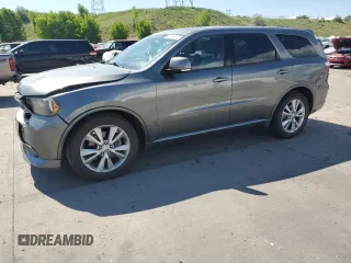 2011 Dodge Durango R/T with VIN 1D4SD6GT0BC682060, listed as a Copart auction lot 60340915 with 118,496 mi miles and Salvage title. Bid and sale history available at DreamBid. Image 1.