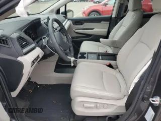 2025 Honda Odyssey EX-L with VIN 5FNRL6H63SB004123, listed as a Copart auction lot 49710025 with 3,854 mi miles and Salvage Title. Bid and sale history available at carsss.com. Image 7.