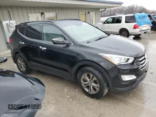 2014 Hyundai Santa Fe Sport with VIN 5XYZU3LB8EG155875, listed as a Copart auction lot 49855465 with 121,059 mi miles and Salvage Title. Bid and sale history available at carsss.com. Image 4.