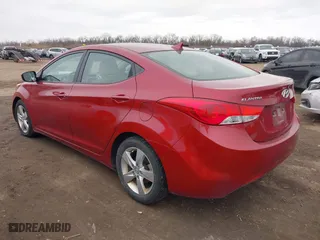 2011 Hyundai Elantra Ltd with VIN KMHDH4AE6BU141853, listed as a IAAI auction lot 41743359 with 128,676 mi miles. Bid and sale history available at carsss.com. Image 3.