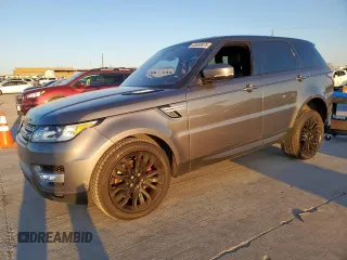 2016 Land Rover Range Rover Sport V6 HSE with VIN SALWR2VF6GA559834, listed as a Copart auction lot 48493675 with 133,847 mi miles and Clean Title. Bid and sale history available at carsss.com. Image 1.