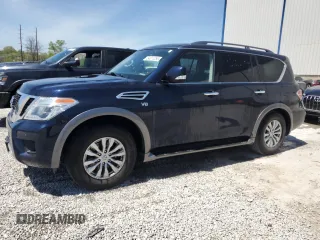 2018 Nissan Armada SL with VIN JN8AY2NC0J9553194, listed as a Copart auction lot 54011255 with 108,115 mi miles and Salvage Title. Bid and sale history available at DreamBid. Image 1.