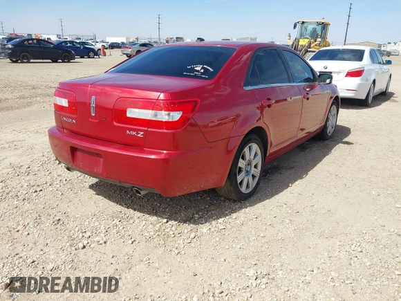 2007 Lincoln MKZ with VIN 3LNHM26TX7R640386, listed as a IAAI auction lot 41794717 with 166,907 mi miles. Bid and sale history available at carsss.com. Image 4.