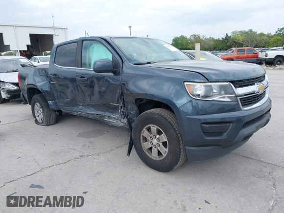 2019 Chevrolet Colorado 2WD Work Truck with VIN 1GCGSBEA4K1298975, listed as a IAAI auction lot 41866426 with 115,625 mi miles and . Bid and sale history available at DreamBid. Image 1.