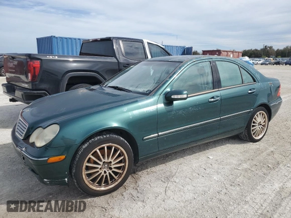2001 Mercedes-Benz C 320 with VIN WDBRF64J51F046612, listed as a Copart auction lot 47940575 with Not Provided miles and Non Repairable. Bid and sale history available at DreamBid. Image 1.