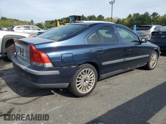 2004 Volvo S60 with VIN YV1RS59V342321760, listed as a Copart auction lot 54357014 with 135,376 mi miles and Salvage Title. Bid and sale history available at carsss.com. Image 3.