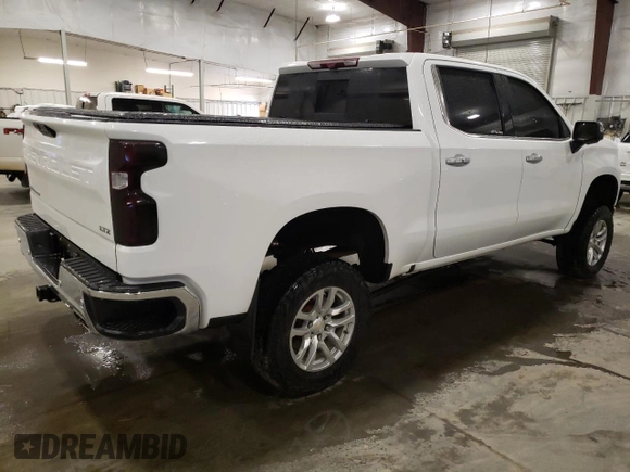 2021 Chevrolet Silverado 1500 LTZ with VIN 1GCUYGED8MZ339153, listed as a Copart auction lot 47932015 with 127,270 mi miles and Salvage Title. Bid and sale history available at DreamBid. Image 3.