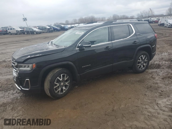 2022 GMC Acadia SLE z VIN 1GKKNRL46NZ100740, wystawiony jako Copart lot #84398654 z przebiegiem 62 187 mil mil oraz Szkoda całkowita • Salvage title. Historia ofert i sprzedaży dostępna na DreamBid. Obrazek 1.