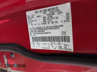 2010 Ford Explorer Eddie Bauer with VIN 1FMEU6EE4AUA85772, listed as a IAAI auction lot 41676334 with 101,997 mi miles. Bid and sale history available at carsss.com. Image 9.