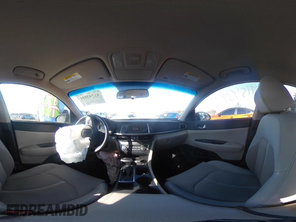 2016 Kia Optima LX Turbo with VIN 5XXGT4L14GG001906, listed as a IAAI auction lot 41543931 with 34,907 mi miles. Bid and sale history available at carsss.com. Image 18.