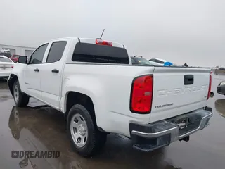 2022 Chevrolet Colorado 2WD Work Truck with VIN 1GCGSBEN7N1330924, listed as a IAAI auction lot 41592191 with 33,885 mi miles. Bid and sale history available at carsss.com. Image 3.