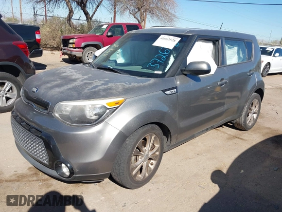 2016 Kia Soul + with VIN KNDJP3A53G7372638, listed as a IAAI auction lot 41862528 with 131,905 mi miles. Bid and sale history available at carsss.com. Image 2.