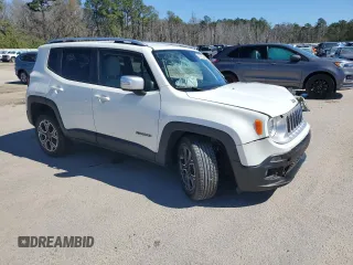 2018 Jeep Renegade Limited with VIN ZACCJBDB4JPH05509, listed as a Copart auction lot 47372795 with 45,359 mi miles and Salvage title. Bid and sale history available at DreamBid. Image 4.