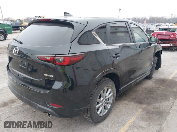 2025 Mazda CX-5 2.5 S Preferred Package with VIN JM3KFBCL9S0539686, listed as a IAAI auction lot 41133750 with 1,320 mi miles. Bid and sale history available at carsss.com. Image 4.