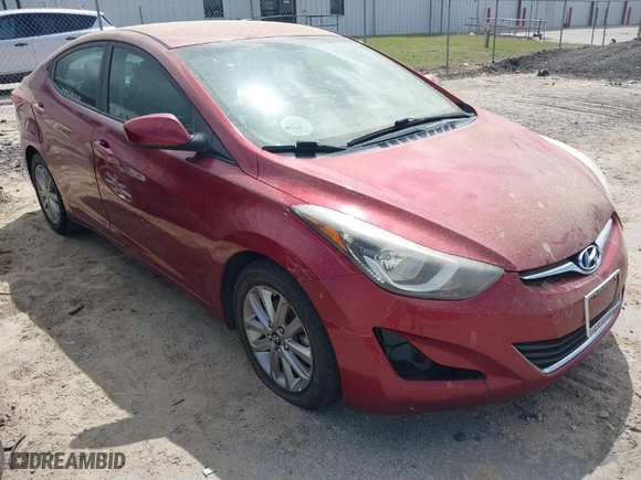 2015 Hyundai Elantra SE with VIN 5NPDH4AEXFH618708, listed as a IAAI auction lot 41932172 with 260,919 mi miles. Bid and sale history available at carsss.com. Image 14.