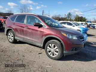 2013 Honda CR-V EX-L with VIN 5J6RM4H70DL010224, listed as a Copart auction lot 88466445 with 204,370 mi miles and Salvage Title. Bid and sale history available at carsss.com. Image 4.