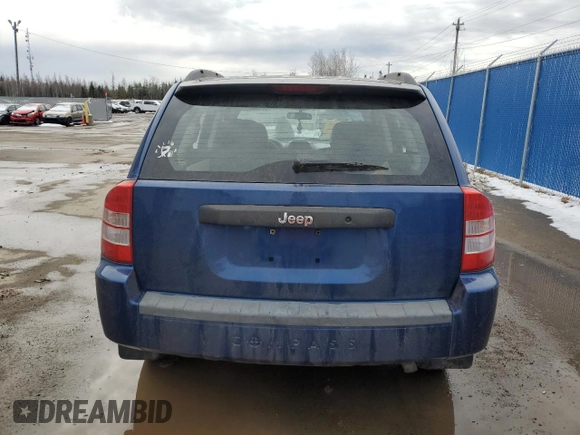 2009 Jeep Compass North with VIN 1J4FT47B99D159552, listed as a Copart auction lot 50838655 with 109,574 mi miles and Clean Title. Bid and sale history available at carsss.com. Image 6.