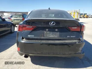 2016 Lexus IS with VIN JTHBE1D2XG5024667, listed as a Copart auction lot 46713745 with 115,178 mi miles and Salvage Title. Bid and sale history available at carsss.com. Image 6.
