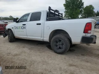2023 Ram 1500 Express with VIN 3C6RR7KT9PG658247, listed as a Copart auction lot 57168235 with 30,253 mi miles and Salvage title. Bid and sale history available at DreamBid. Image 2.