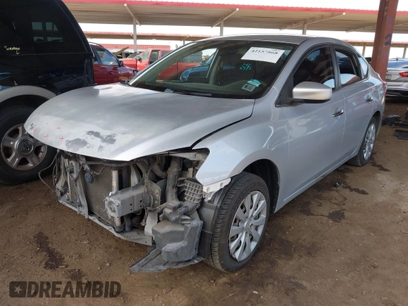 2014 Nissan Sentra S with VIN 3N1AB7AP8EY210722, listed as a IAAI auction lot 42157868 with 146,823 mi miles and . Bid and sale history available at DreamBid. Image 2.