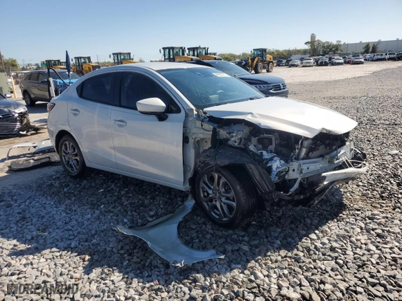 2019 Toyota Yaris Sedan L with VIN 3MYDLBYV3KY501110, listed as a Copart auction lot 48692215 with 0 mi miles and Non Repairable. Bid and sale history available at carsss.com. Image 4.