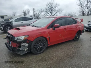 2015 Subaru WRX STI z VIN JF1VA2L68F9831609, wystawiony jako Copart lot #47884365 z przebiegiem 76 896 mil mil oraz Czysty tytuł • Clean title. Historia ofert i sprzedaży dostępna na DreamBid. Obrazek 1.