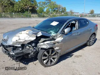 2013 Kia Optima SX with VIN 5XXGR4A66DG182161, listed as a IAAI auction lot 41854763 with 1 mi miles. Bid and sale history available at carsss.com. Image 18.