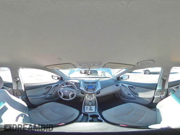 2013 Hyundai Elantra GLS z VIN 5NPDH4AEXDH319488, wystawiony jako Copart lot #53464885 z przebiegiem 279 079 mil mil oraz Szkoda całkowita • Salvage title. Historia ofert i sprzedaży dostępna na DreamBid. Obrazek 12.