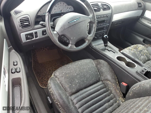 2002 Ford Thunderbird w/Hardtop Premium with VIN 1FAHP60A82Y109827, listed as a Copart auction lot 74928954 with 0 mi miles and Salvage Title. Bid and sale history available at carsss.com. Image 8.