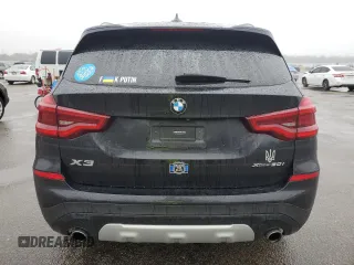 2021 BMW X3 xDrive30i with VIN 5UXTY5C0XM9F26203, listed as a Copart auction lot 44698984 with 37,923 mi miles and Non Repairable. Bid and sale history available at DreamBid. Image 6.